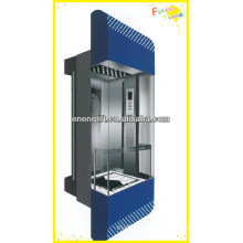 residential and commercial panoramic elevator with machine roomless